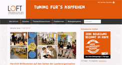 Desktop Screenshot of loft-thueringen.de